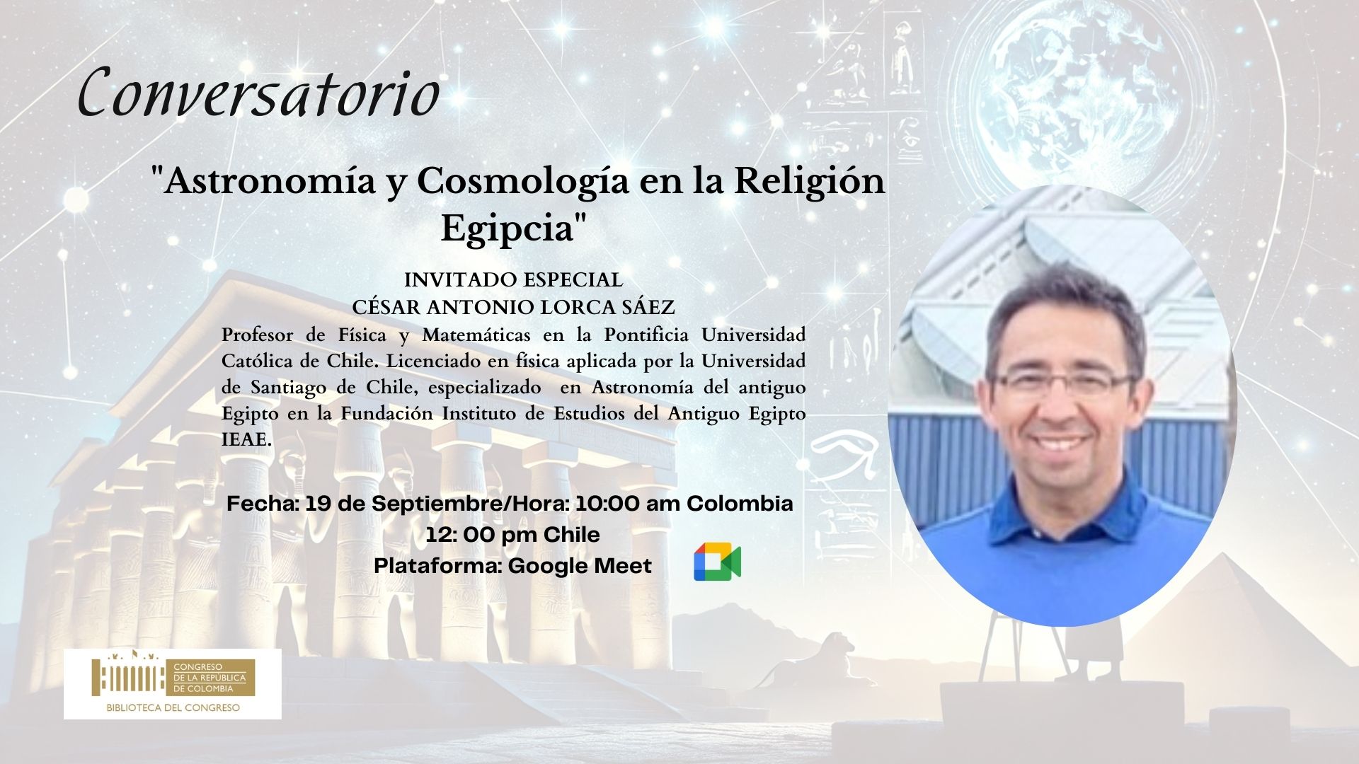 «Astronomía y Cosmología en la Religión del Antiguo Egipto» – Cesar Lorca Sáez